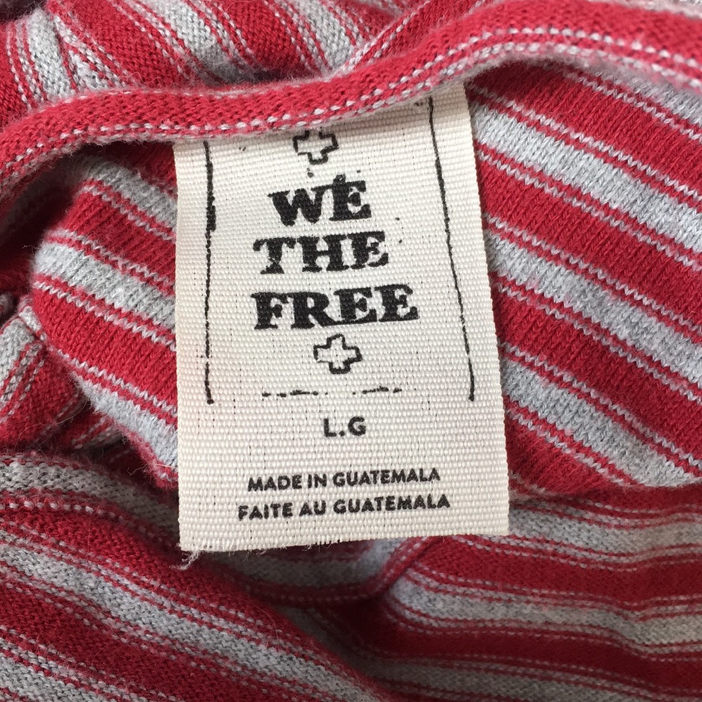 We The Free Pink and White Striped Shift Dress - Picture 4 of 4